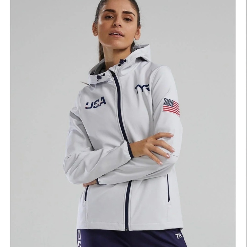 TYR Hydrosphere Softshell Recon Jacket Women's Size XL Team USA NWOT Sold Out
